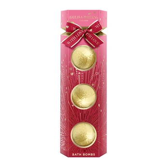 Baylis & Harding Midnight Cherry Gift Set 3 × 100 g Moterims