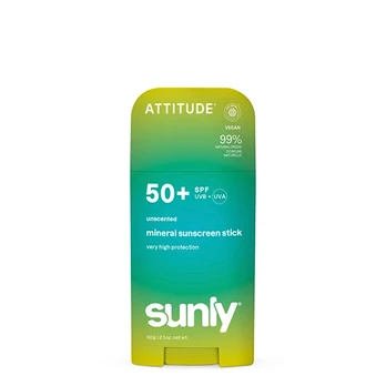 Attitude - Mineral sunscreen stick SPF 50 Sunly Stick 60 g