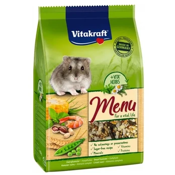Smulkių žiurkėnų pašaras MENU, 400 g