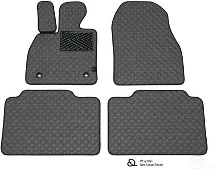 Kilimėliai QuiltyMats MITSUBISHI ECLIPSE 2006-2012 (4 vnt.), D.Gray-Gray /33-14