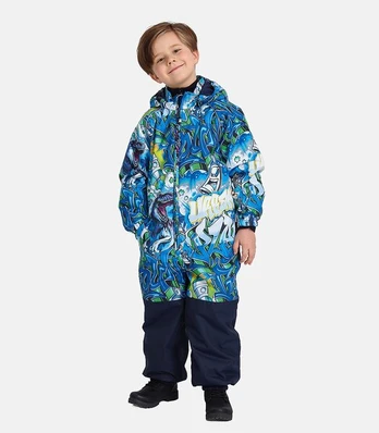 Huppa Kombinezonas WILLE 1, blue pattern/ navy