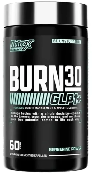 Maisto papildas kapsulėmis Nutrex Burn 30 GLP1+ Control 60 kapsulių