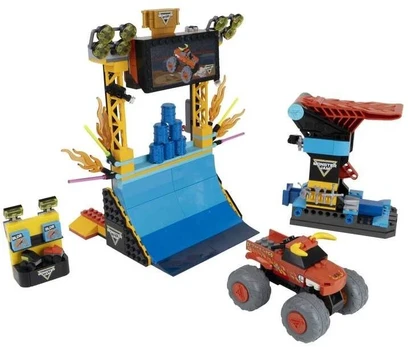 BLDR Monster Jam Building Set Crash and Rebuild Playset