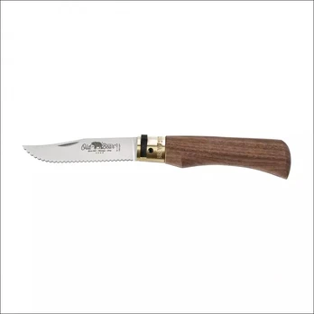 Sulankstomas peilis Antonini Old Bear Classical Wavy 210 mm – riešutmedis