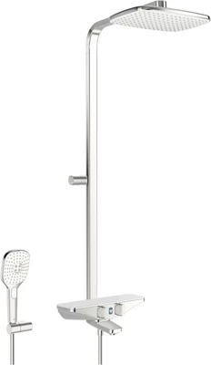 Dušo sistema Oras Esteta Wellfit 7593-11, balta/chromo