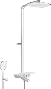 Dušo sistema Oras Esteta Wellfit 7593-11, balta/chromo kaina