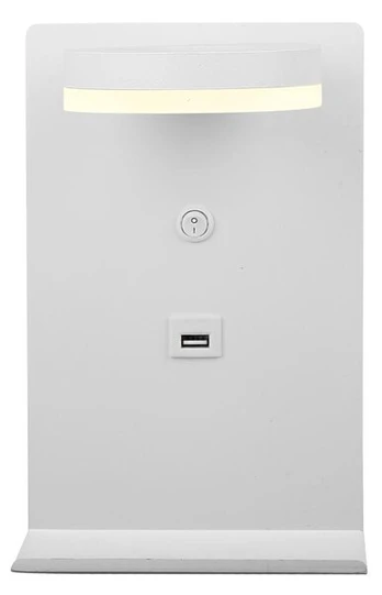 Candellux sieninis šviestuvas Compact, baltas