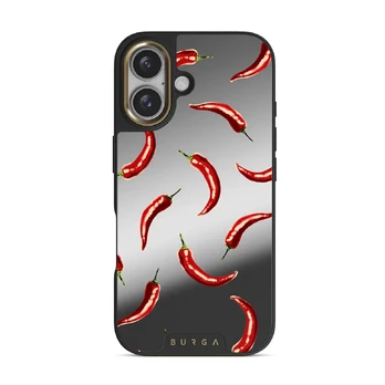 Hot Chilli - iPhone 16 Case, Elite Mirror (MagSafe) / Gold