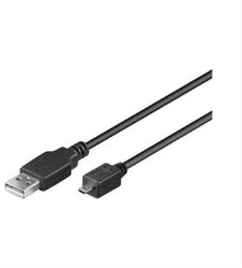 Kabelis USB MicroConnect USB-A - miniUSB 1,8 m Juodas (USBAMB82)