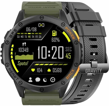 GRAVITY GT24-5 MEN'S Išmanusis laikrodis - TIMER, ADDITIONAL PASSAGE (sg033e)