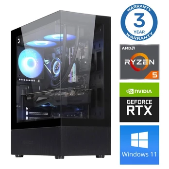 INTOP Ryzen 5 7500F 32GB DDR5 250SSD M.2 NVME+2TB RTX5060Ti 8GB WIN11Pro