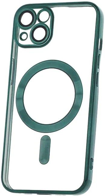 Dėklas Telforceone Color Chrome Mag case for iPhone 17 6,3' žalias
