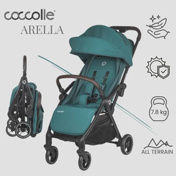 Coccolle Arella Emerald Green Vaikiškas vežimėlis