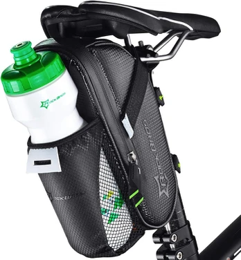 Rockbros C7-1 waterproof bicycle bag with saddle mounting 1.5l - juodas