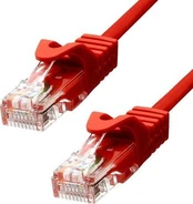 ProXtend ProXtend U/UTP CAT5e PVC AWG 24 CU Raudona 2M kaina