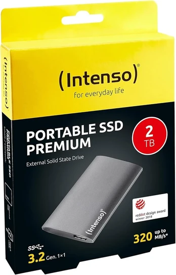 Kietasis diskas Intenso išorinis Ssd 2tb Premium