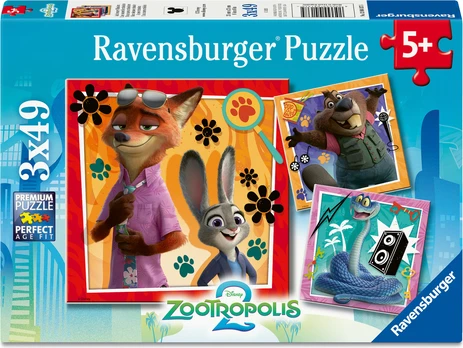 Ravensburger - Zootopia 2 3x49p (12004137)