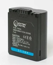 Foto akumuliatorius EXTRA DIGITAL analogiškas Panasonic CGA-S006E kaina