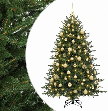 Dirbtinė kalėdinė eglutė su rutuliuku 180 cm 300 LED