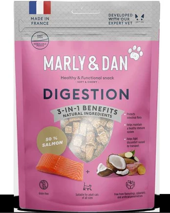Marly & Dan minkšti skanėstai katėms DIGESTION
