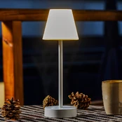 New Garden Lola Slim 30 Battery Table Lamp White kaina