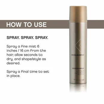 Plaukų lakas Kevin Murphy Session.Spray, 400 ml