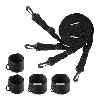 Sportsheets Universal Bed Restraint System Black Adjustable Straps