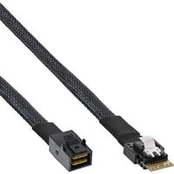 InLine 27643B 24Gbits Kabelis Slim-SAS 4iSFF-8654 auf Mini-SAS-HDSFF-8643 100cm