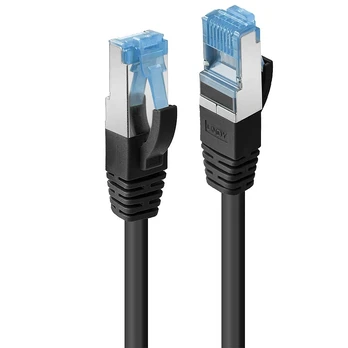 LINDY Patchkabel Cat6A S/FTP PIMF TPE juodas 30m