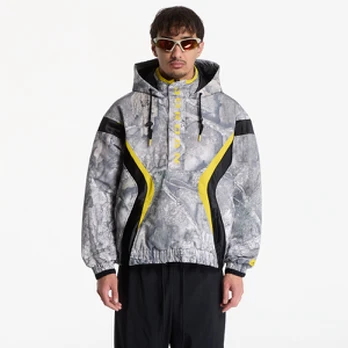 Jordan Brooklyn Realtree Jacket White/ Black/ Bright Citron - Dydis L (IM9867-100 Striukės)