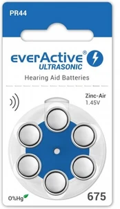 EverActive 675 PR44 klausos baterijos, 6 vnt