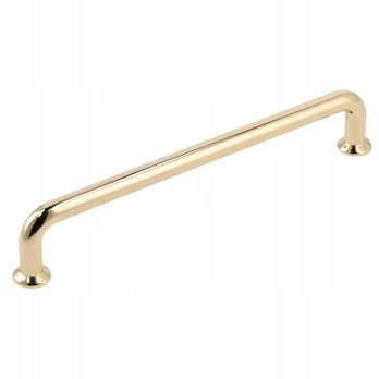 Zamak handle NORD C = 320 mm shiny auksinis