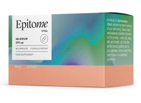 Maisto papildas EPITOME Vital Selenium 200mcg kapsulės N90