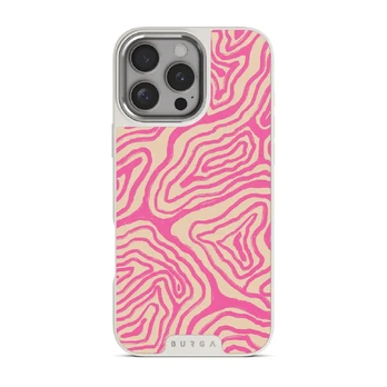 Pink Shores - iPhone 16 Pro Case, Elite Light (MagSafe) / Silver