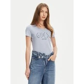 Guess Marškinėliai W5YI05 J1314 Mėlyna Regular Fit