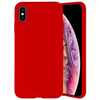 Dėklas Mercury Silicone iPhone 15 Pro Max 6,7" raudona|red