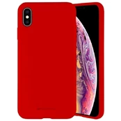 Dėklas Mercury Silicone iPhone 15 Pro Max 6,7" raudona|red kaina