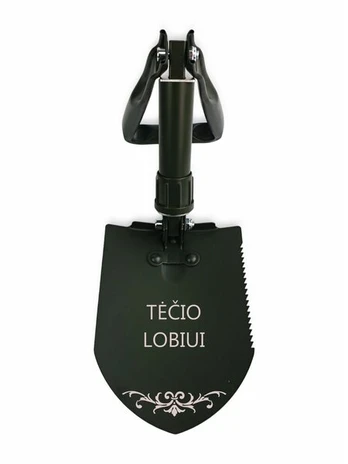 Sulankstomas kastuvas Tėčio lobiui