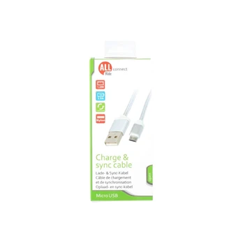 ALL RIDE CONNECT USB A - Micro USB įkrovimo ir duomenų perdavimo laidas, 1,2 m