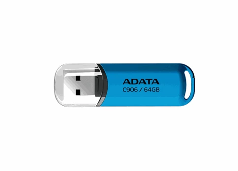 USB atmintinė ADATA C906, 64 GB, Mėlyna