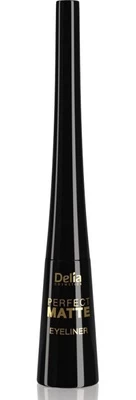 Akių apvadas Delia Cosmetics Perfect Matte, Black, 4 ml kaina