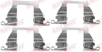 QUICK BRAKE QB109-1800 Brake pad fitting kit kaina
