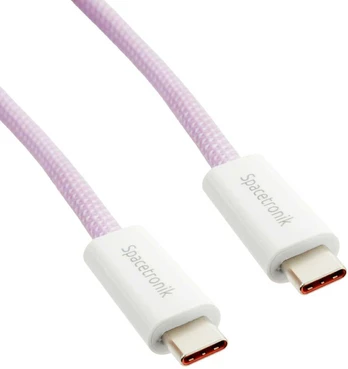 Kabelis USB-C 4.0 40Gbit/s Gen3x2 Spacetronik 1.2m