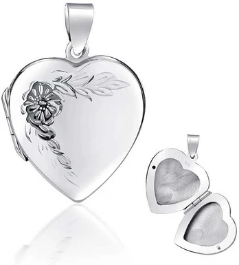 Silvego Sidabrinis medallion Heart PRML10248