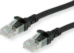 Roline ROLINE - Patch- Cable - RJ- 45 (M) to RJ- 45 (M) - 2 m - SFTP, PiMF - CAT 6 - halogen free, shaped, stranded - juodas (21.15.2652)