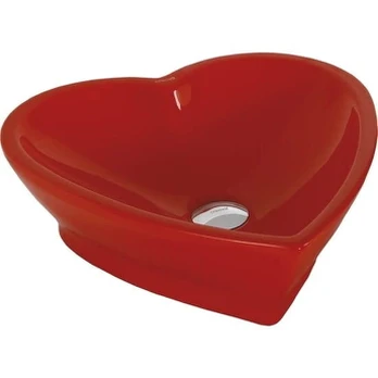 Uždedamas praustuvas Creavit Love, raudonas
