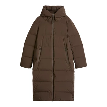 Pūkinis paltas moterims, Ruda, 5000011702 Puffed coat