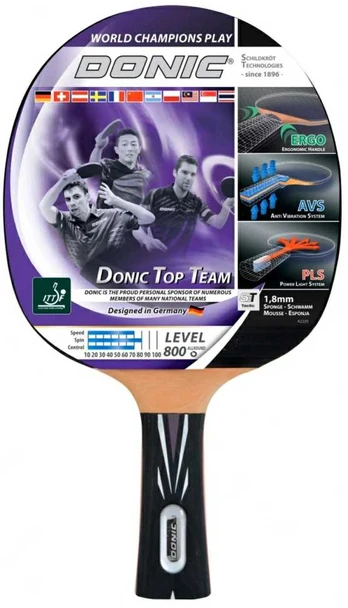 DONIC TOP TEAM 800 stalo teniso raketė