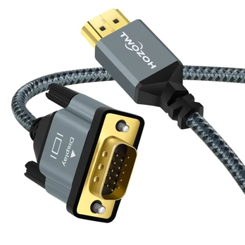 HDMI į VGA kabelis 5 m ilgio