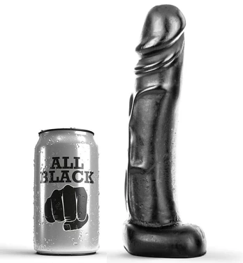 Dildo ALL BLACK 22 cm